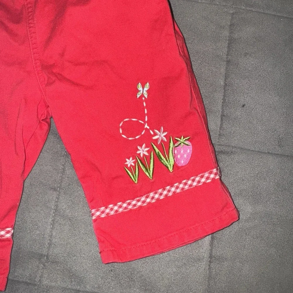 Vintage Y2K Strawberry Shortcake Set 24M Pants & Shirt Toddler Outfit